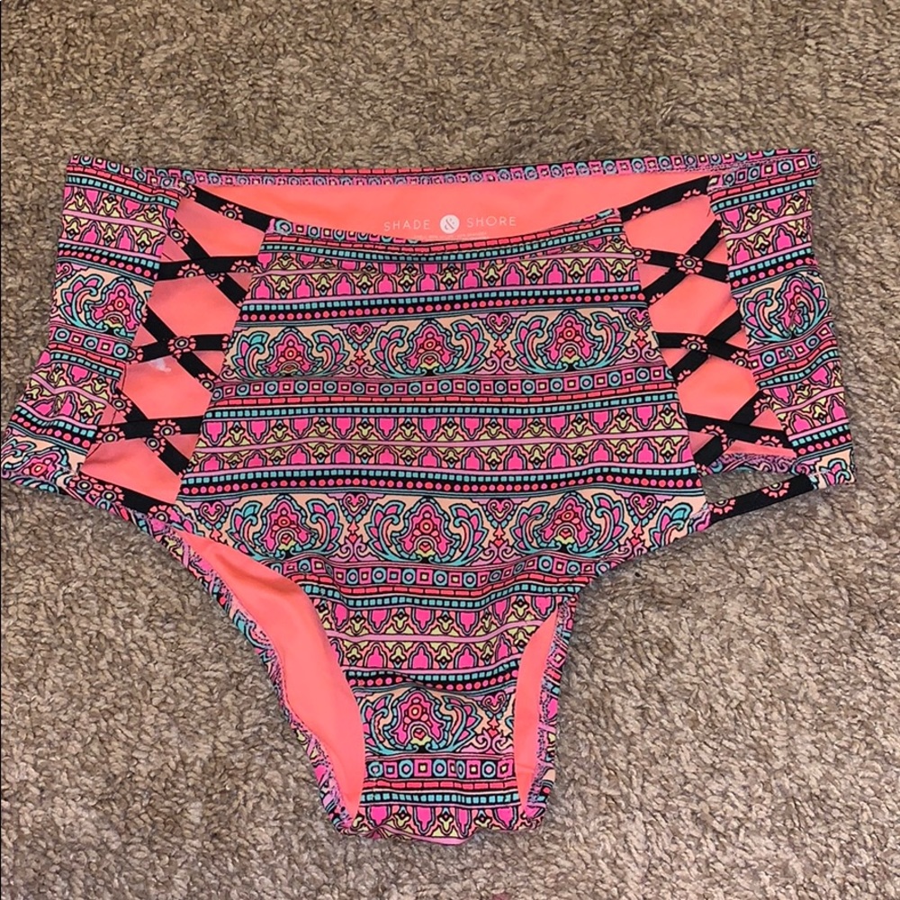Neon Aztec High Waisted Bikini Bottoms from Target